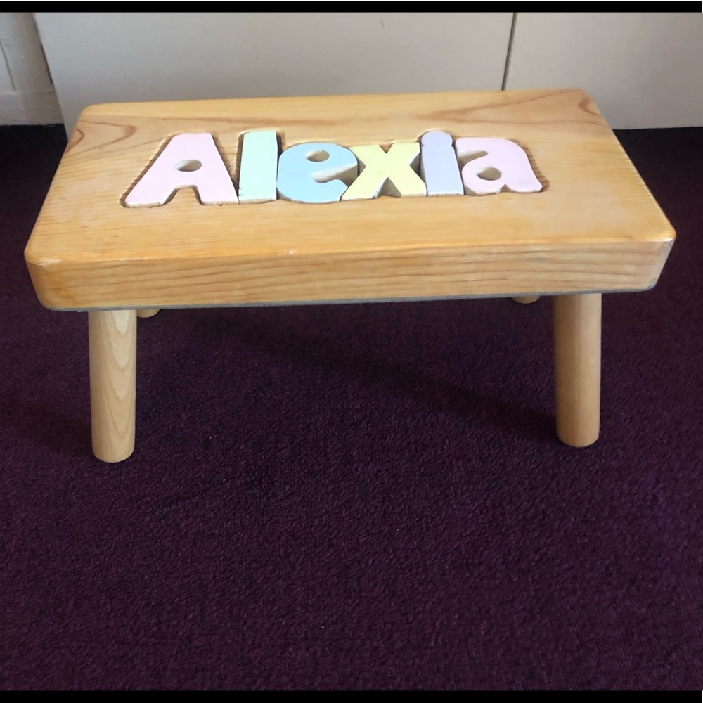 Wood Stool “Alexia”